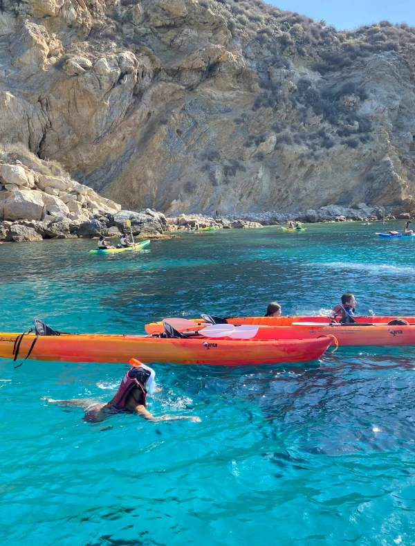 Guided kayak excursion in the Medes Islands slide 0